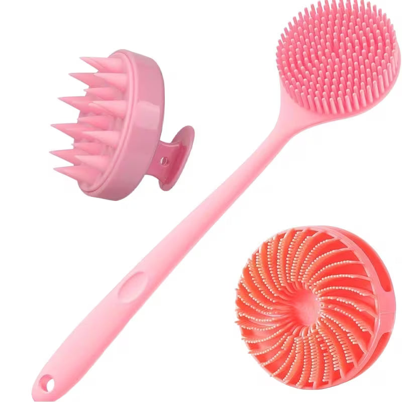 Silicone Bath & Scalp Care Set