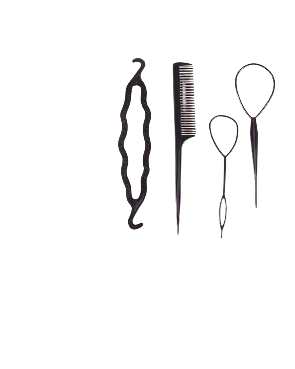 1109pcs Hair Tie, Headband, and Comb Set