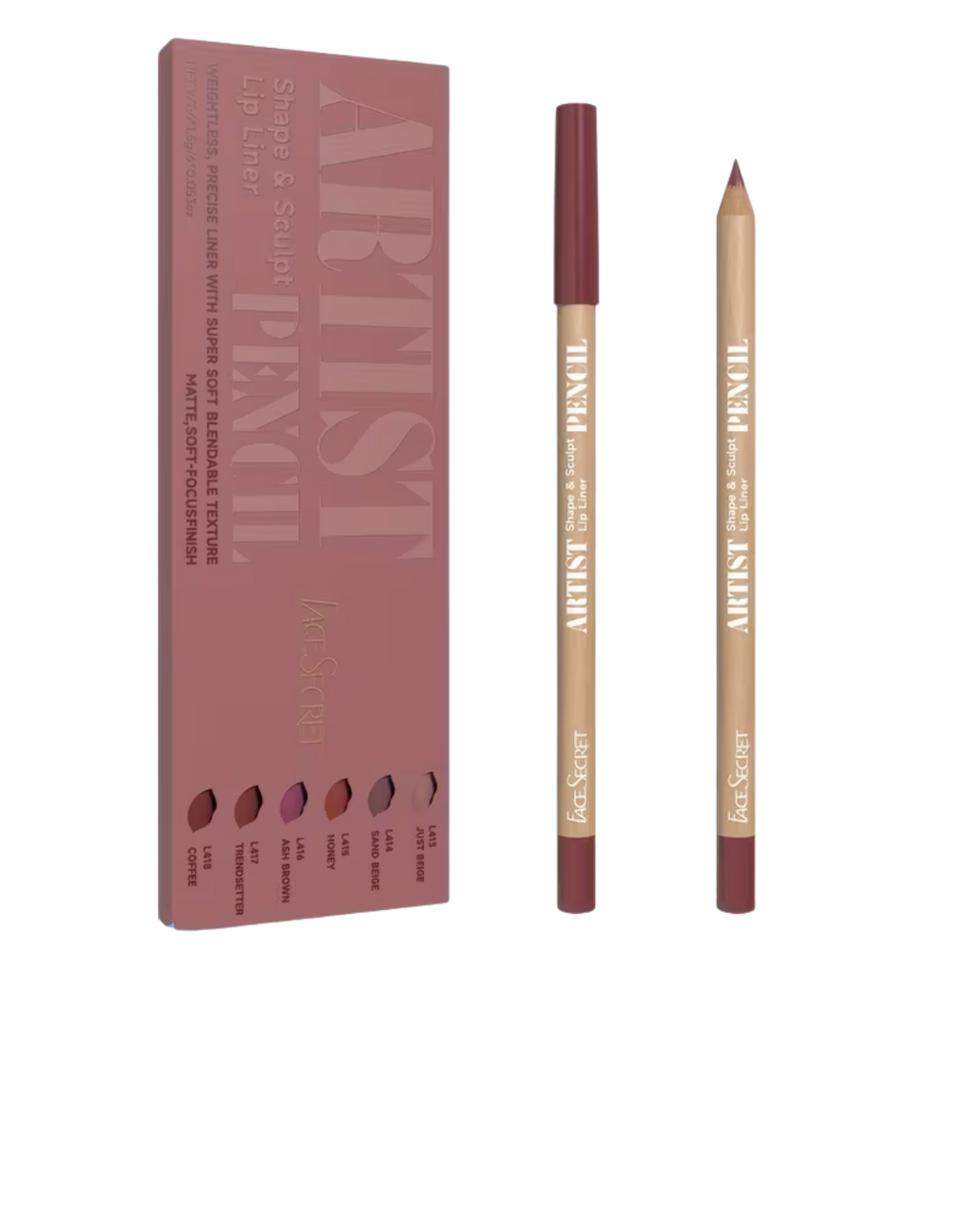 Ultra-Fine Matte Nude Lip Liner Set