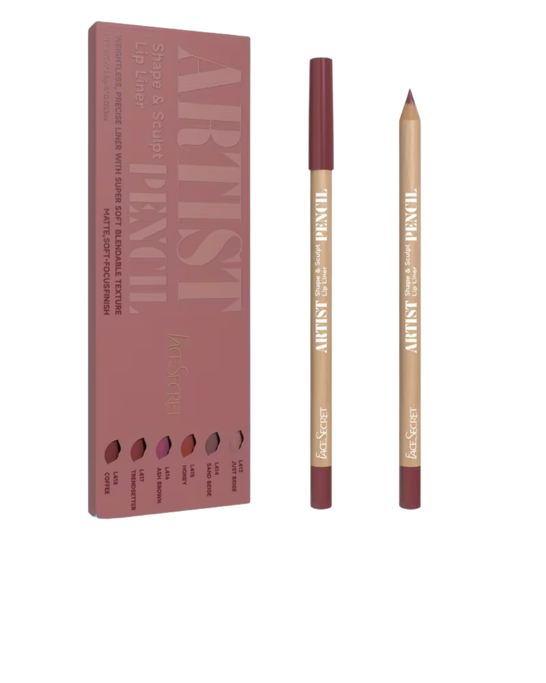 Ultra-Fine Matte Nude Lip Liner Set