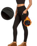 Women'S High-Waisted Fleece-Lined Leggings