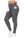 Plus Size Women's Autumn/Winter -Lined Leggings
