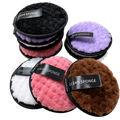 4-Pack Soft Microfiber Facial Cleansing Puffs